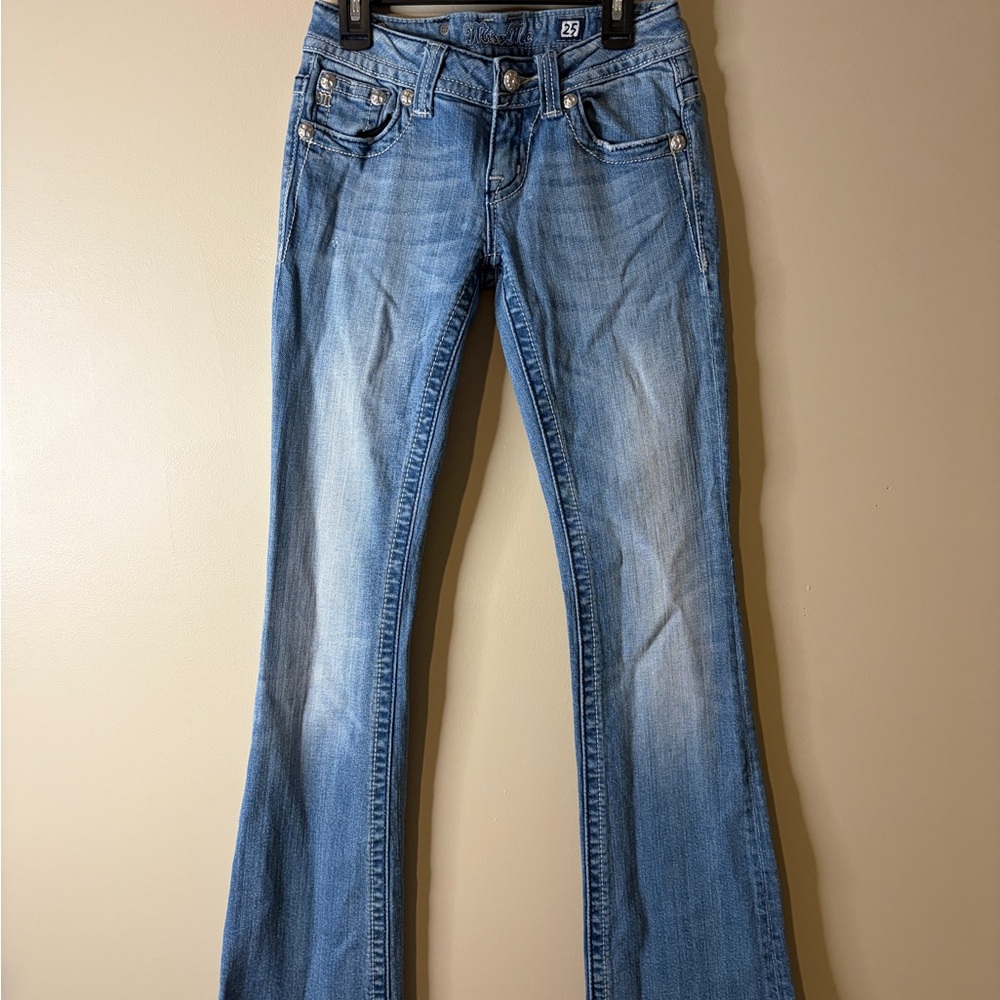 Miss Me Light Blue Flare Jeans